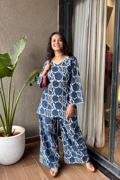Indigo Co-ord Set