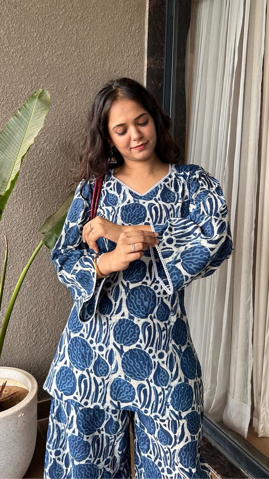 Indigo Co-ord Set