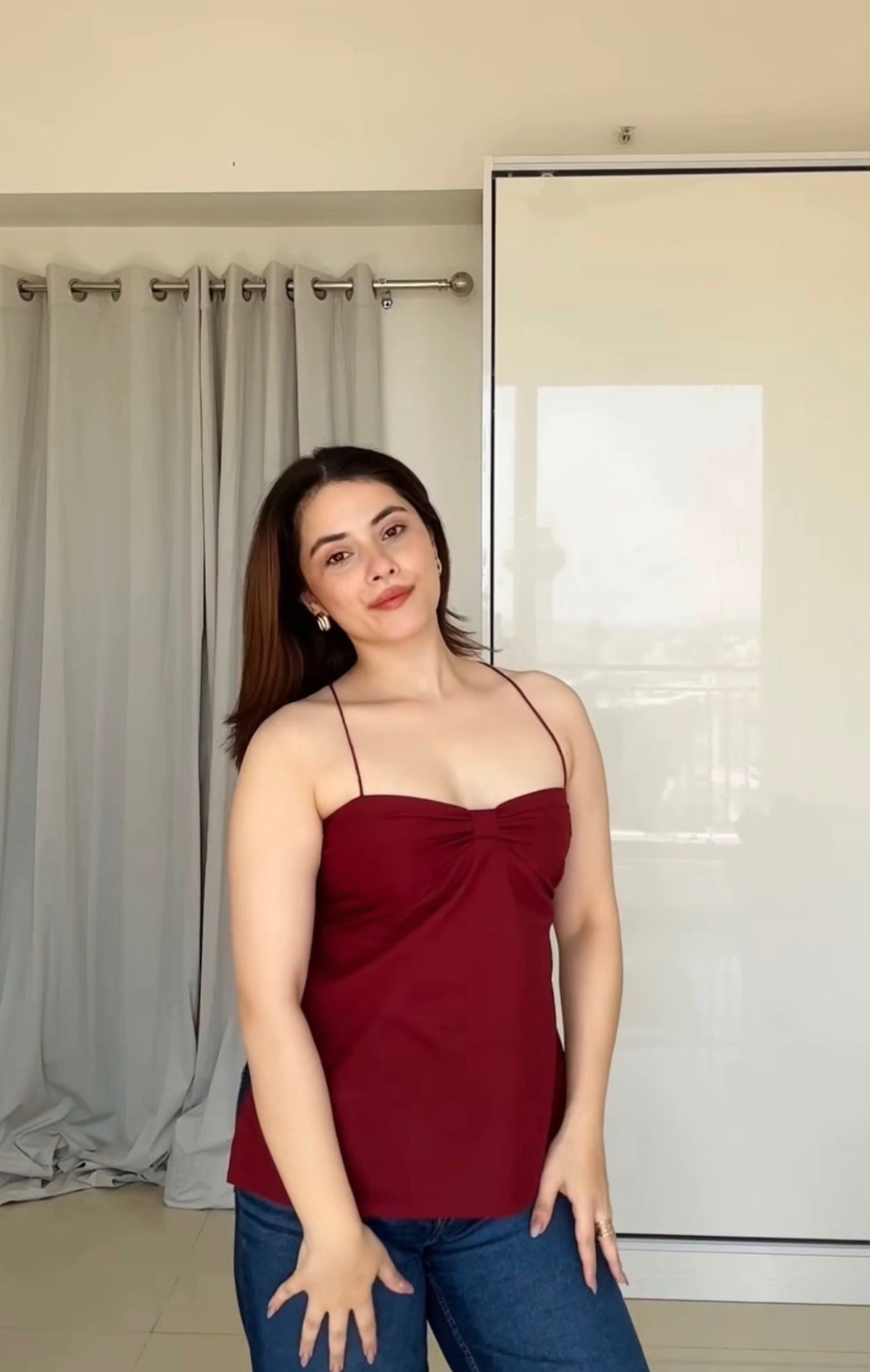 Cotton Tie Back Top