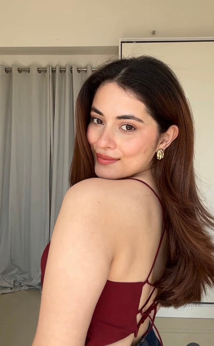 Cotton Tie Back Top