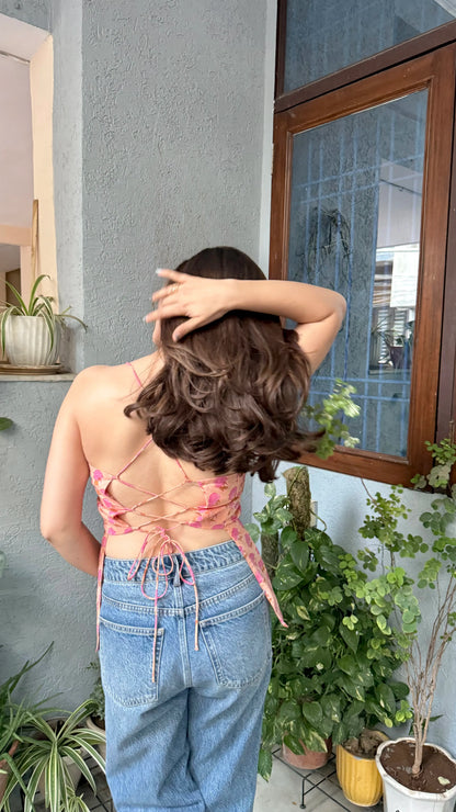 Cotton Tie Back Top