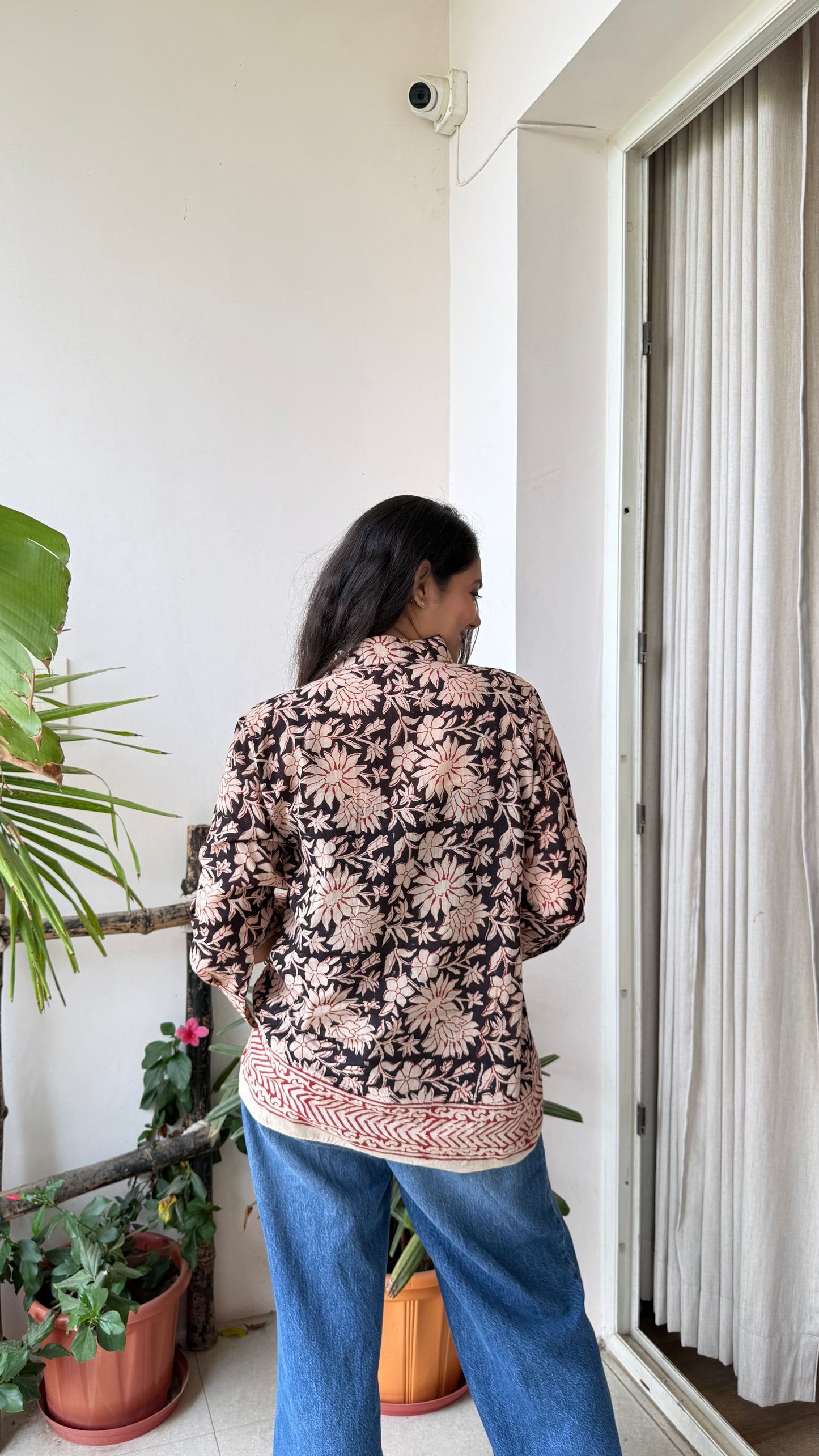Hand Block Kaftan Shirt