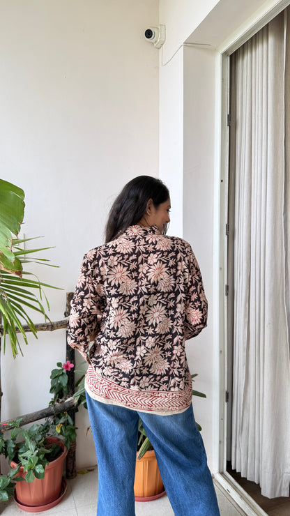 Hand Block Kaftan Shirt