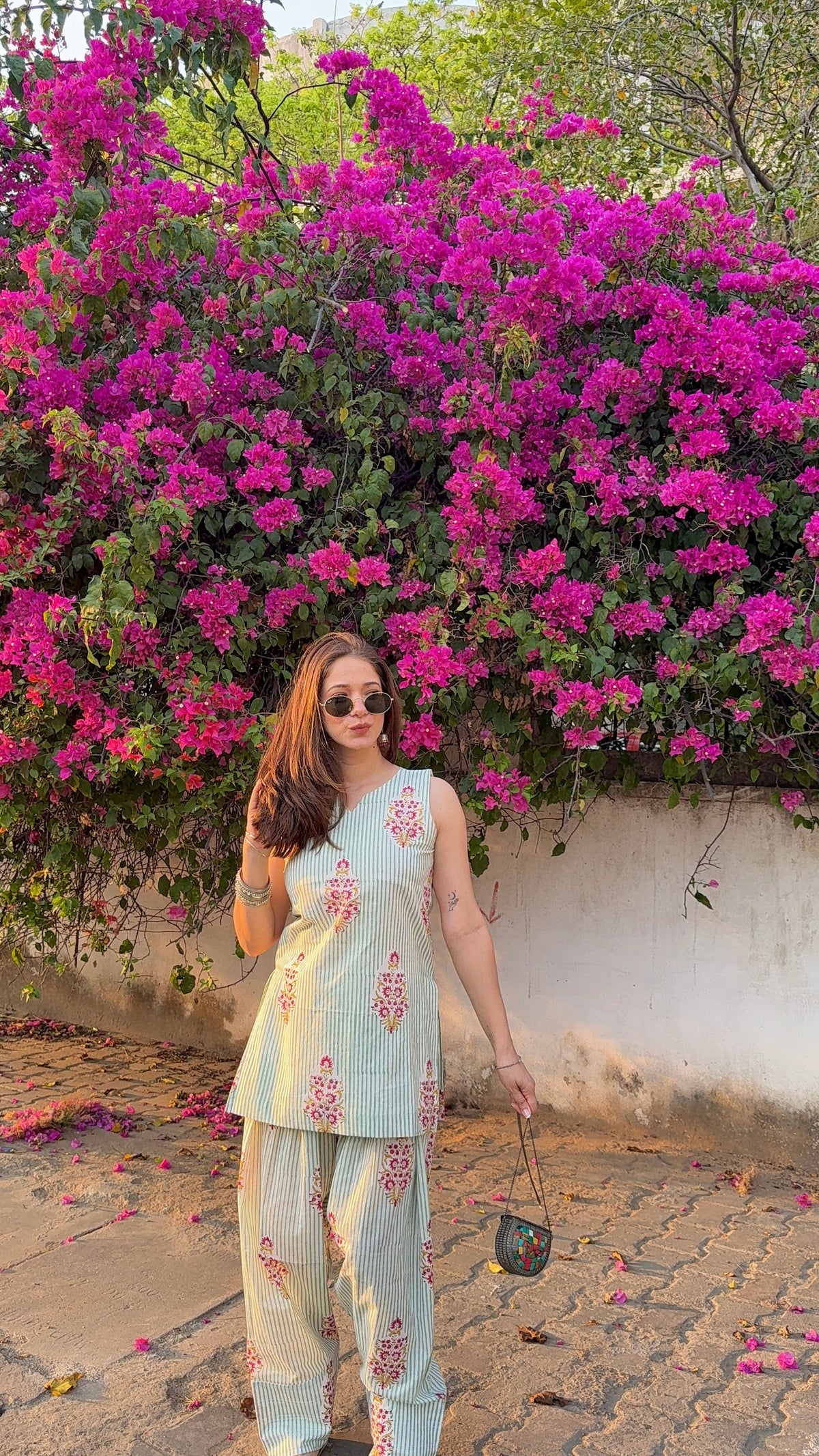 Forest Green Farshi Set