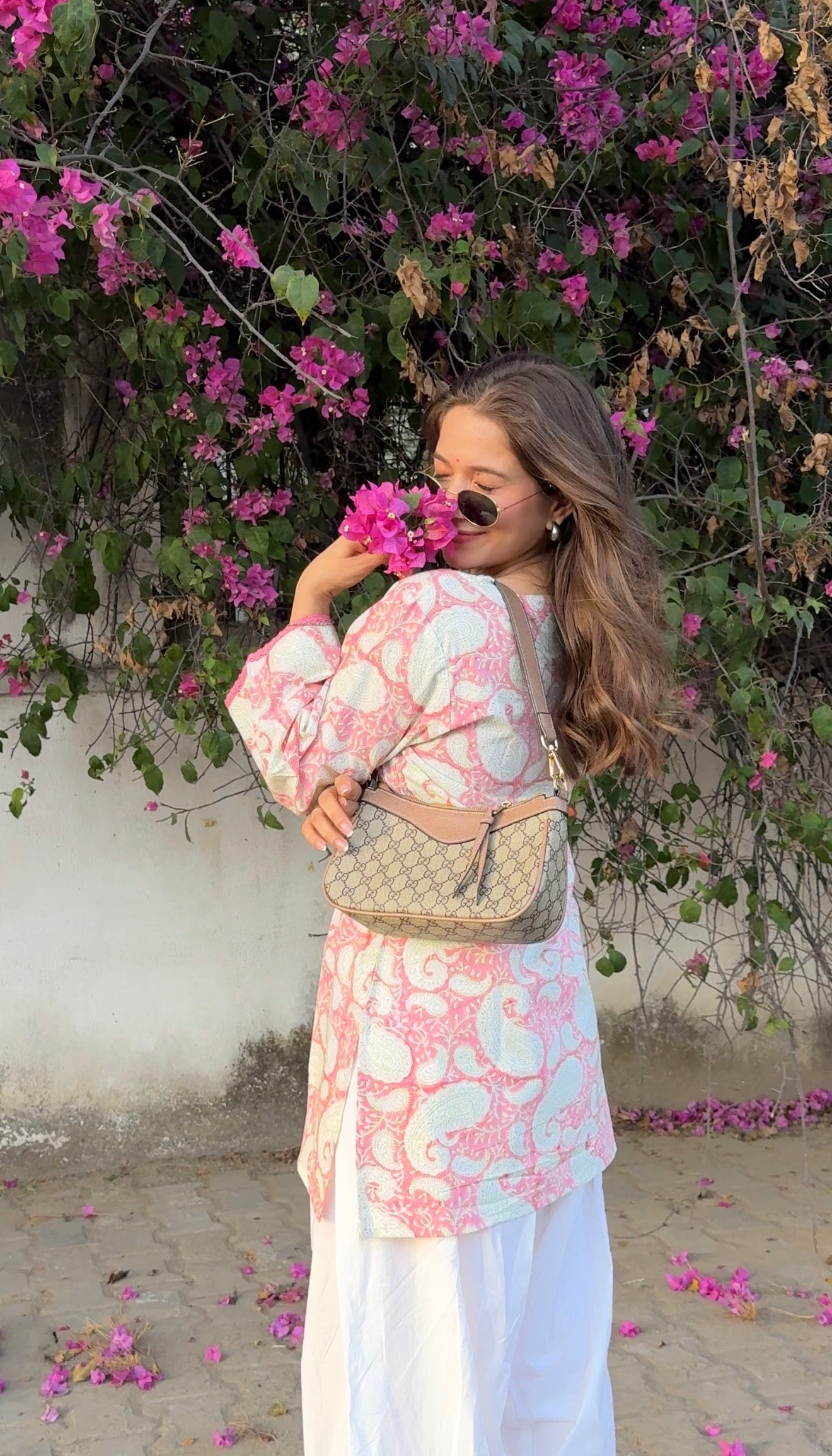 Pink Paisley Farshi Set