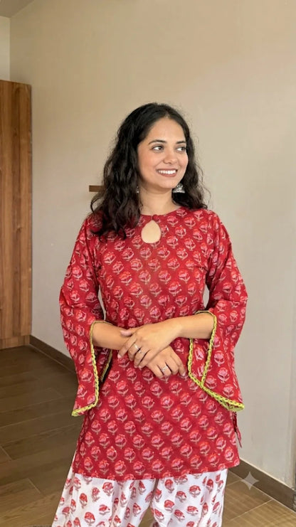 Rosemary Farshi Suit Set with Dupatta